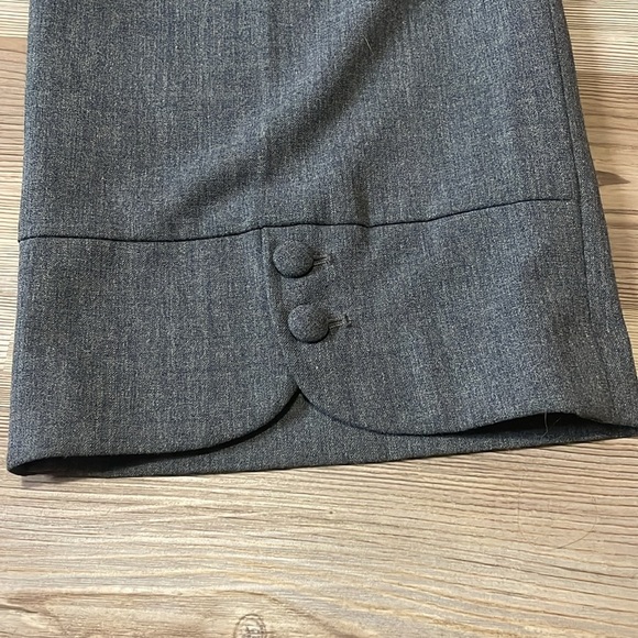 Ann Taylor Margo cropped trousers Gray Womens 2 Neutral Business casual Career - Picture 11 of 14